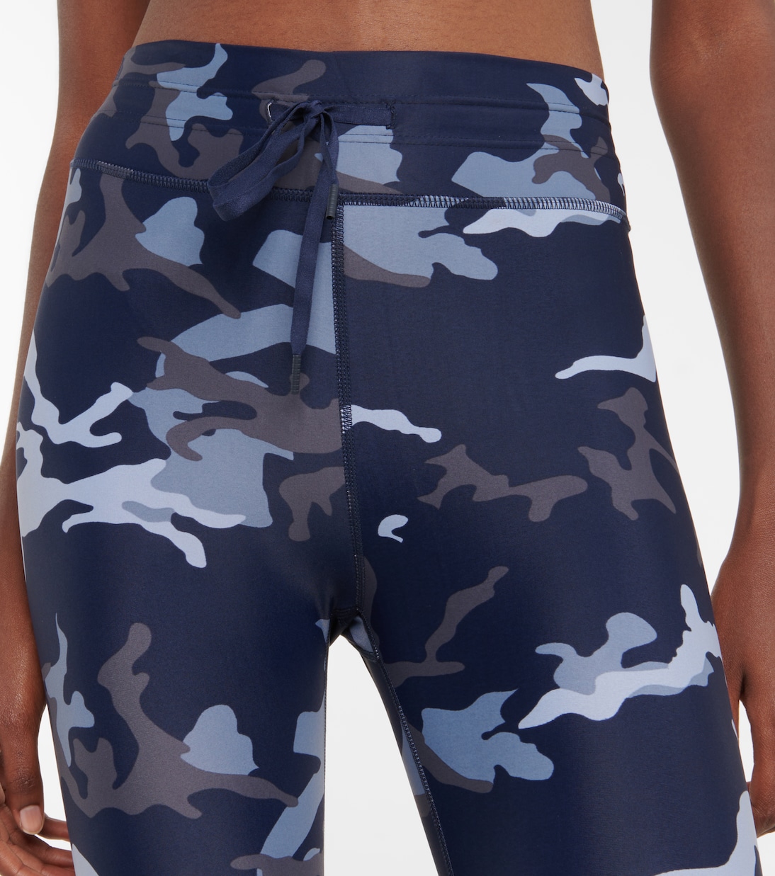 Leggings Marine de tiro alto cropped | The Upside
