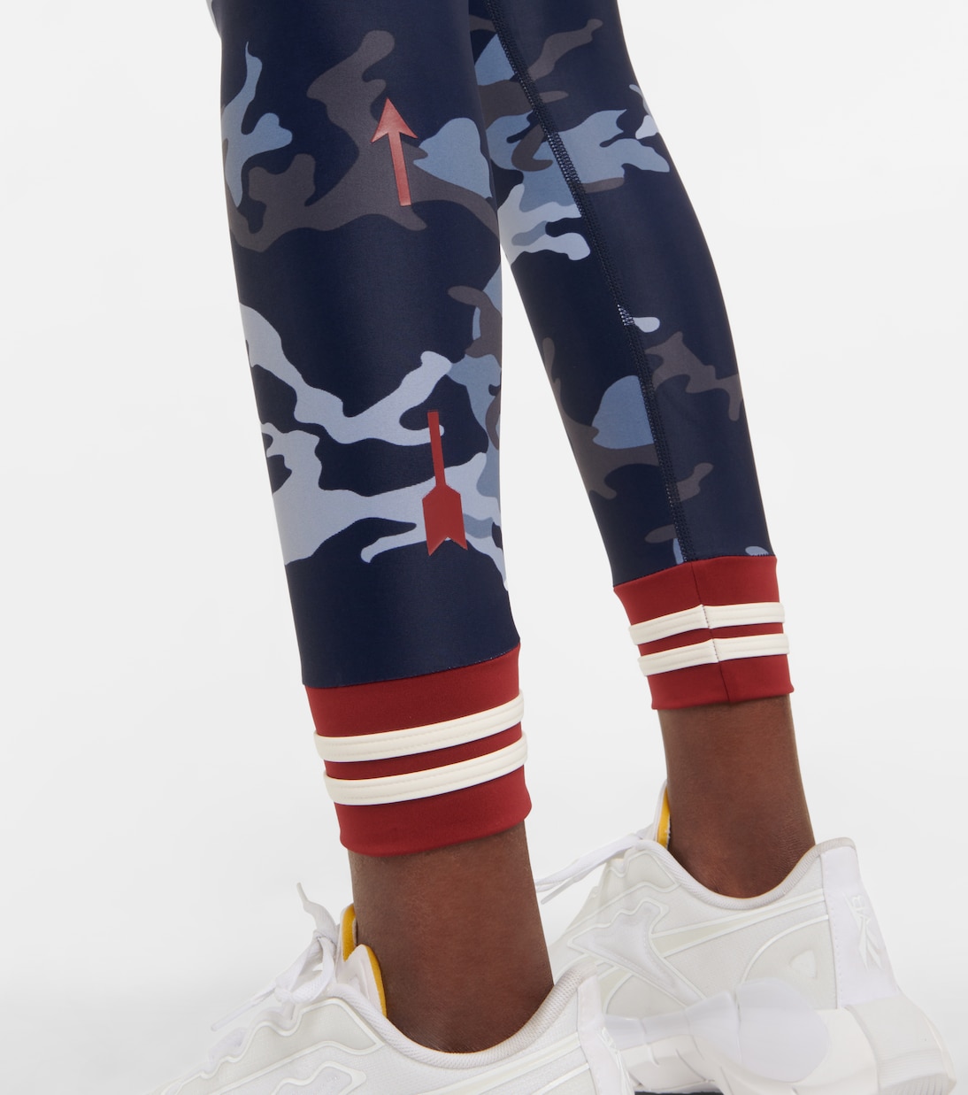 Leggings Marine de tiro alto cropped | The Upside