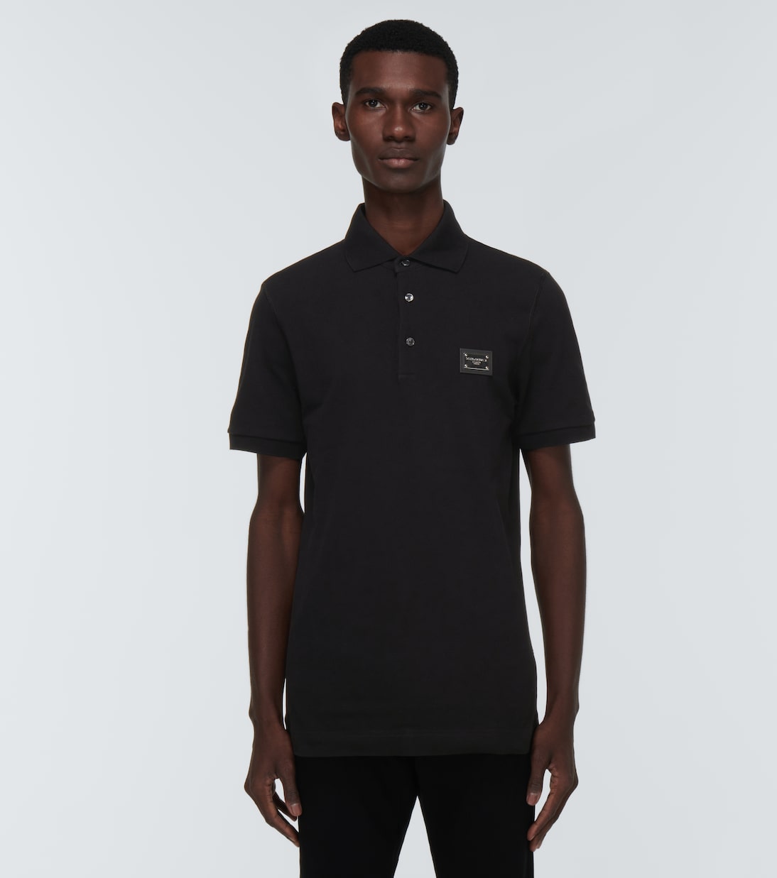 Polo en piqué de algodón | Dolce&Gabbana
