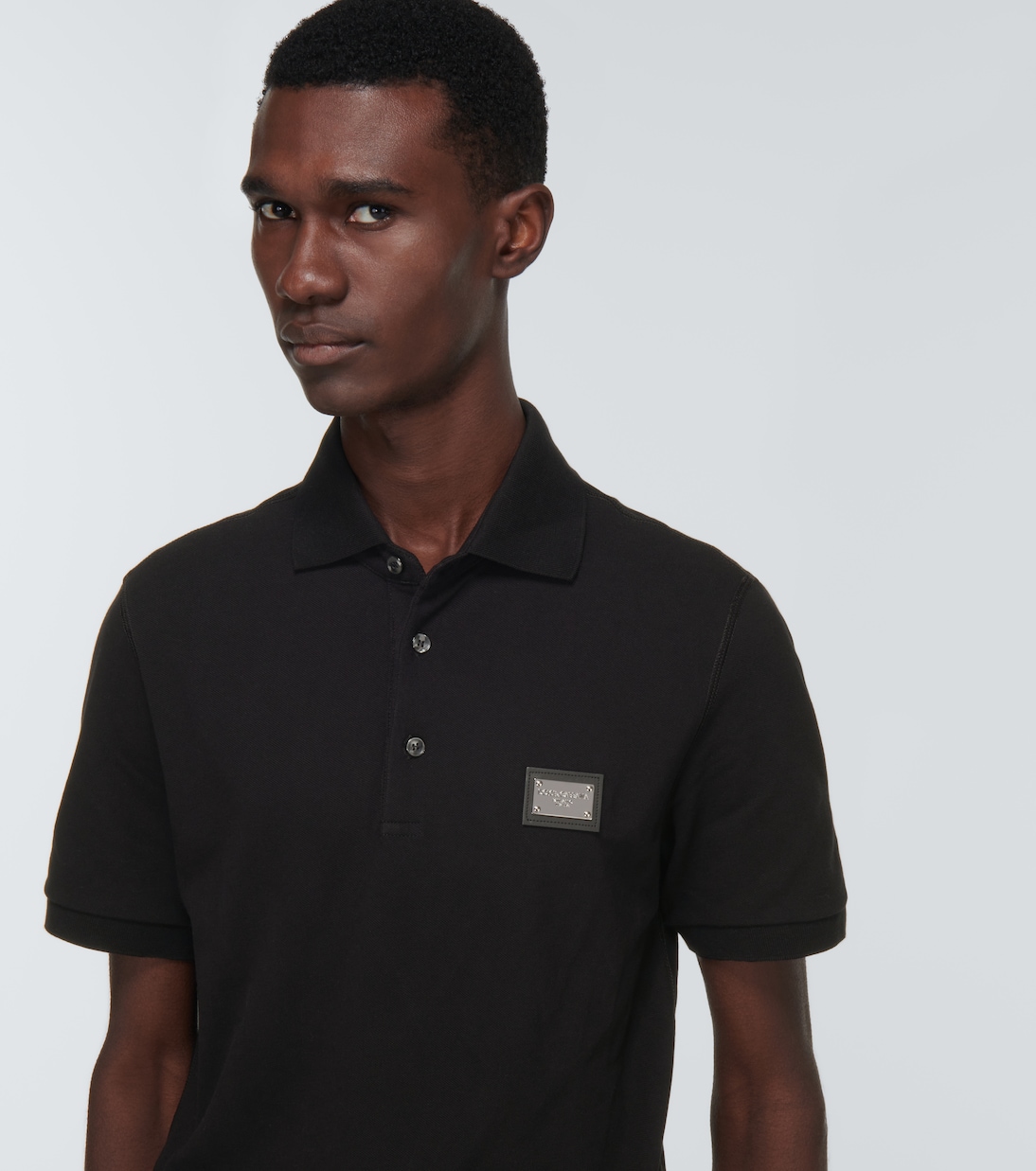 Polo en piqué de algodón | Dolce&Gabbana