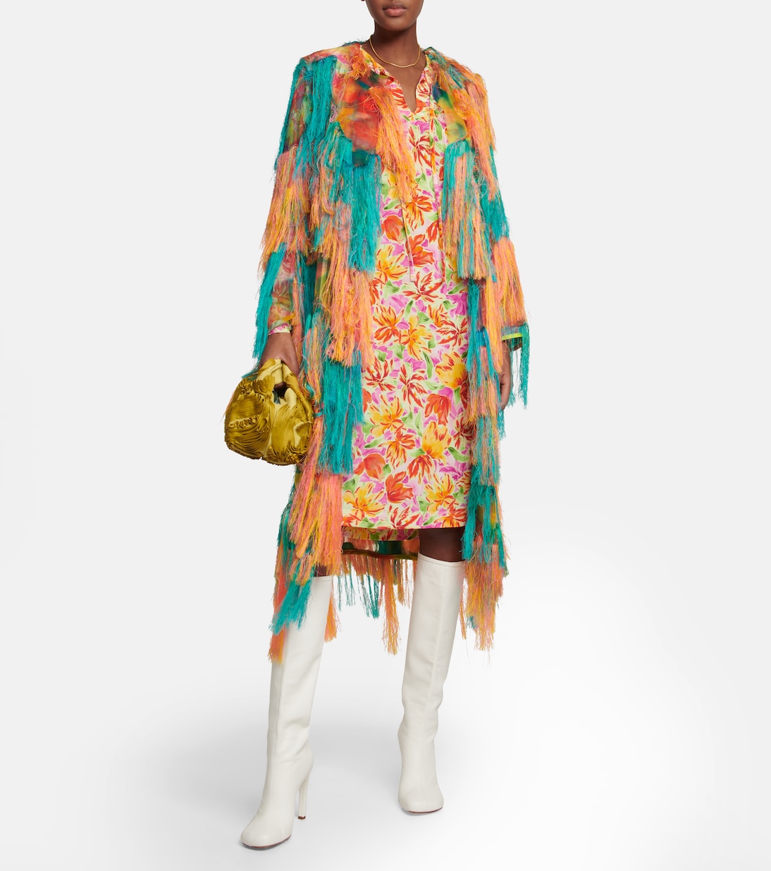 Robe à fleurs | Dries Van Noten