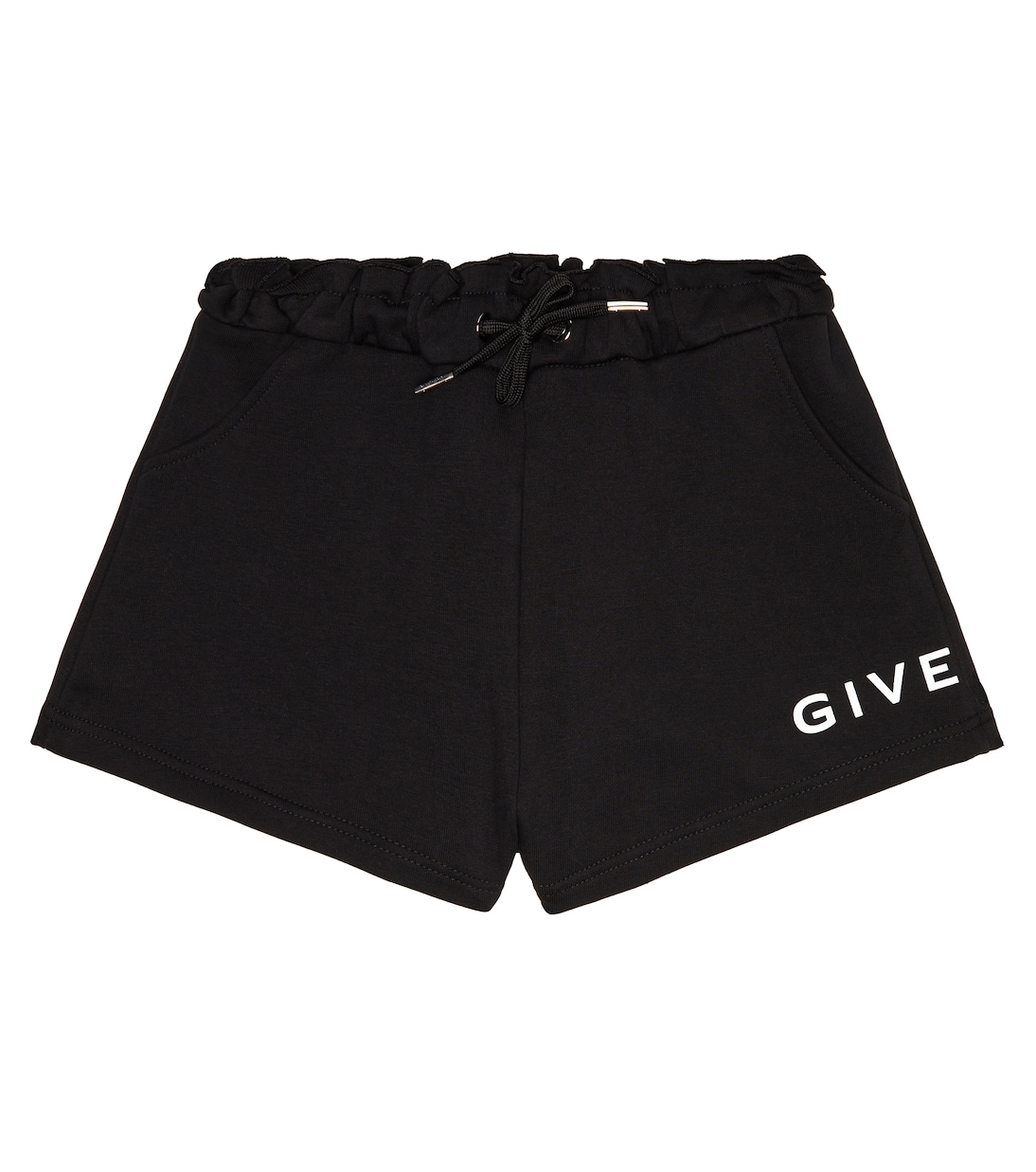 Shorts in misto cotone con logo | Givenchy Kids
