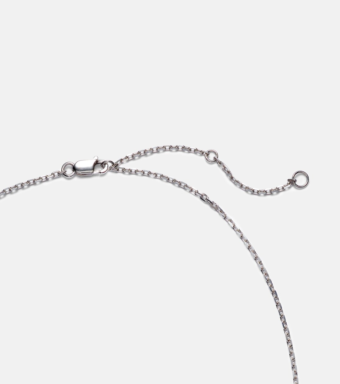 Collana in oro bianco con smeraldo e diamanti | Repossi