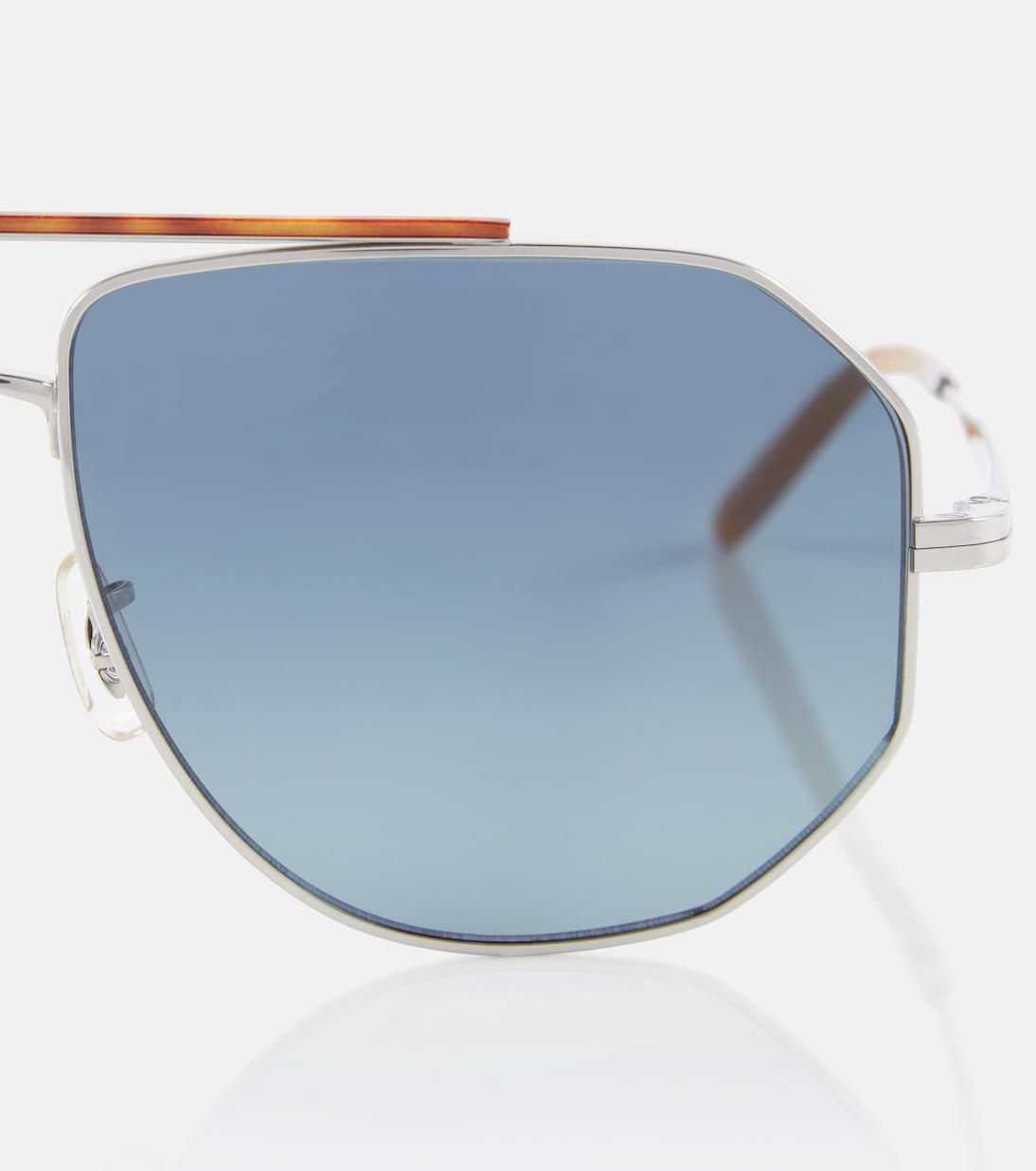 x Oliver Peoples - Occhiali da sole aviator Moraldo | Brunello Cucinelli