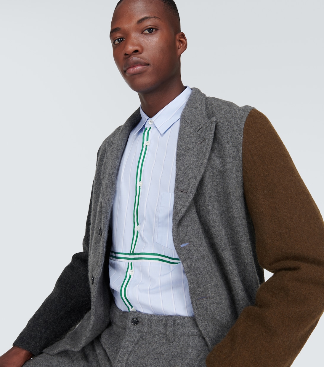 Camicia in cotone a righe | Comme des Garçons Shirt