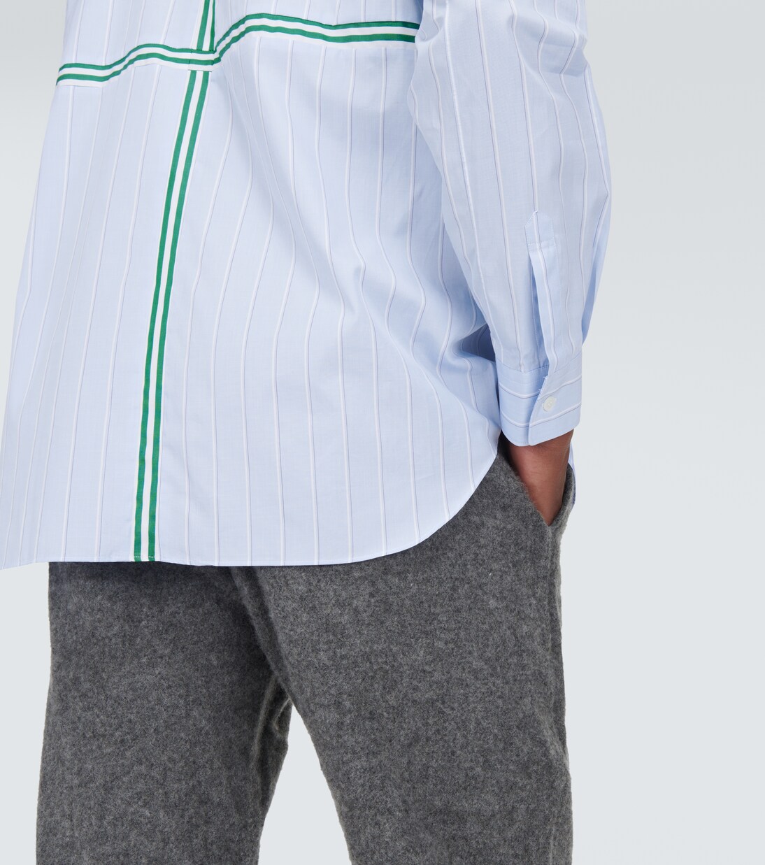 Camicia in cotone a righe | Comme des Garçons Shirt