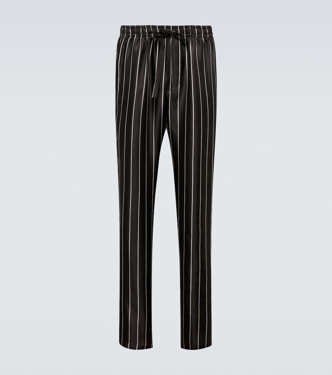 Pantaloni pigiama in seta a righe | Dolce&Gabbana