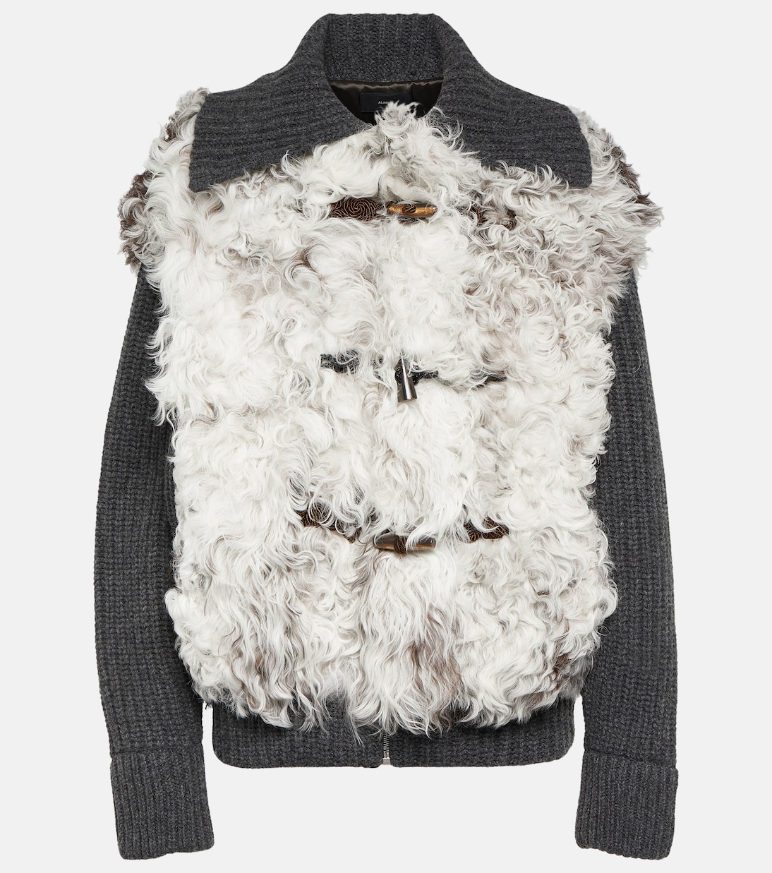 The Big Chill shearling and wool jacket | Alanui