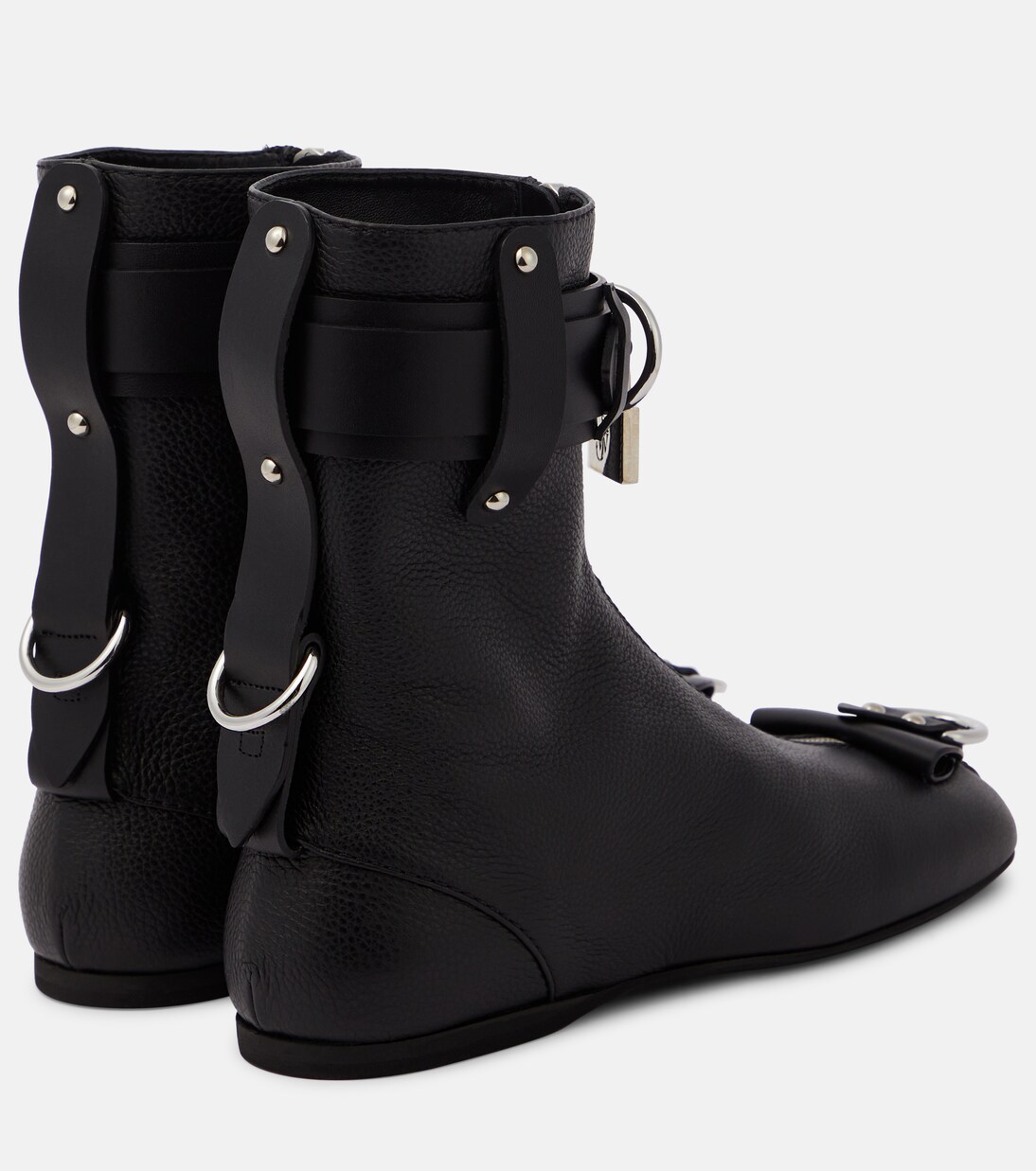 Lock leather ankle boots | JW Anderson