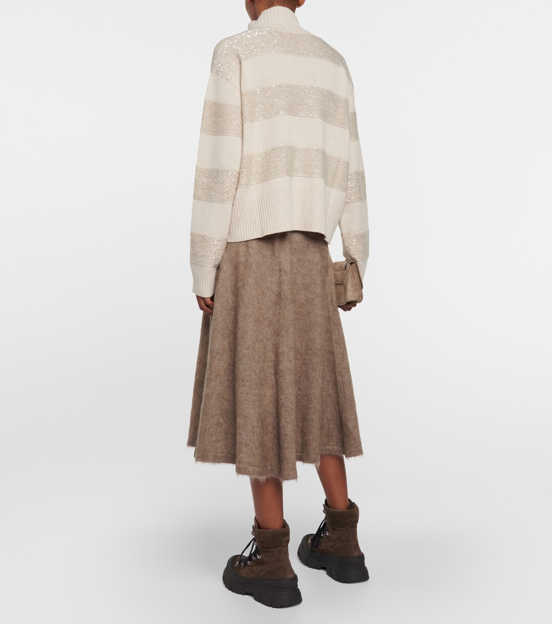 Pullover in lana, cashmere e seta | Brunello Cucinelli