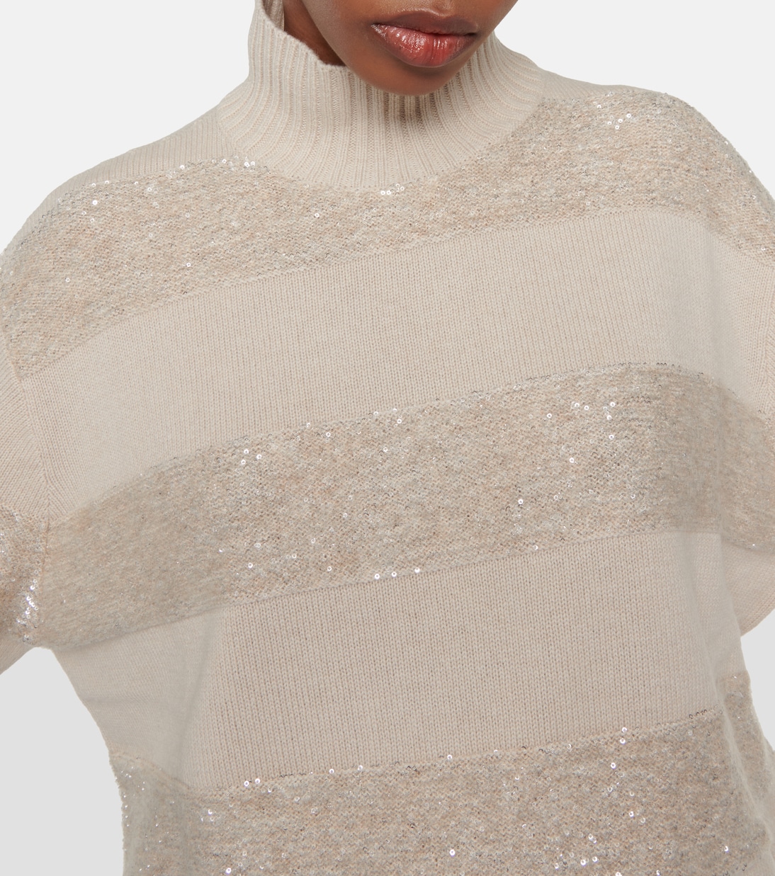 Pullover in lana, cashmere e seta | Brunello Cucinelli