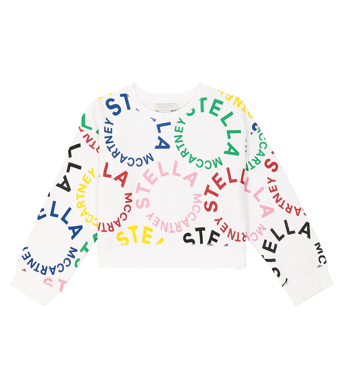 Sudadera en jersey de algodón con logo | Stella McCartney Kids