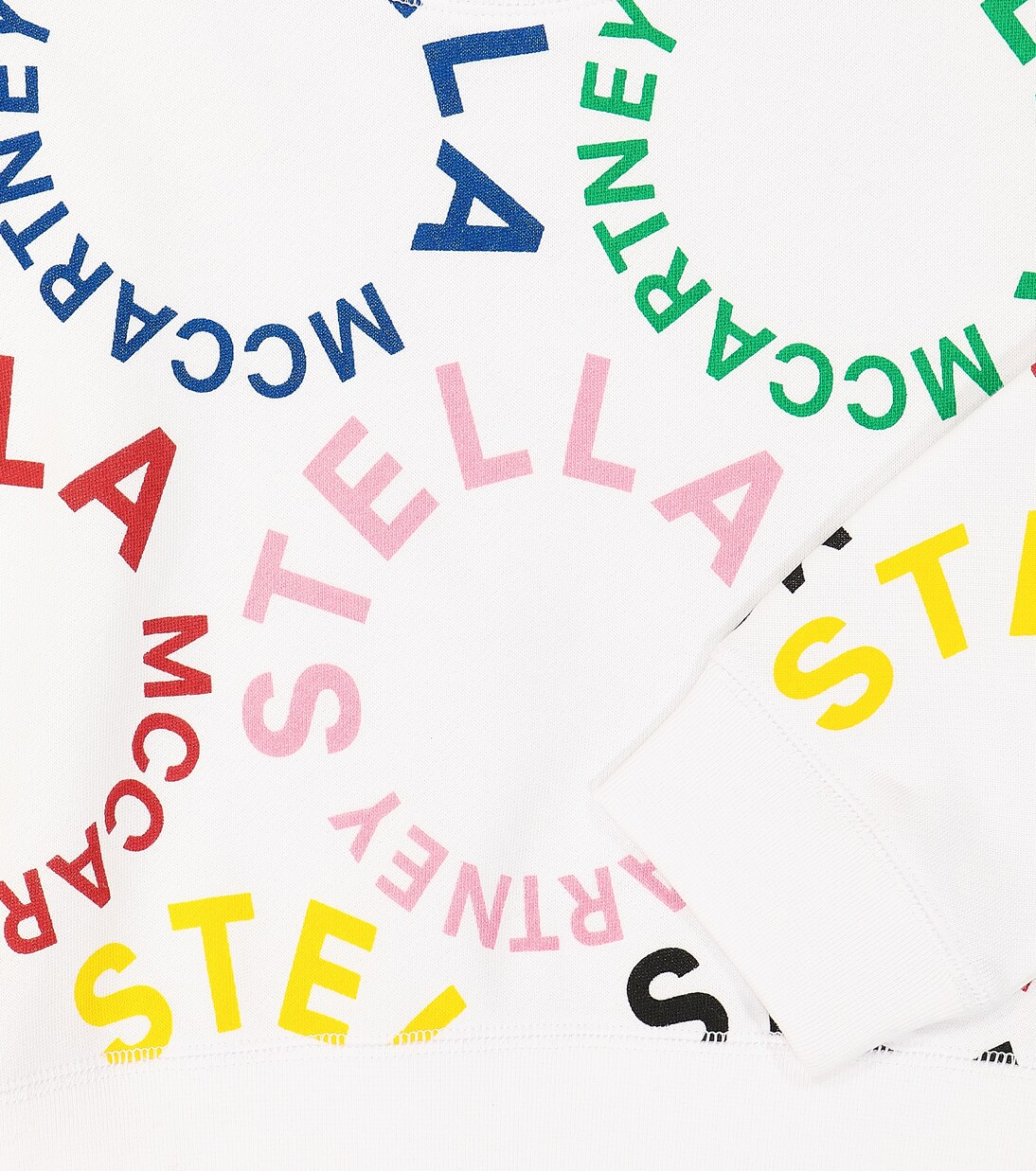 Sudadera en jersey de algodón con logo | Stella McCartney Kids