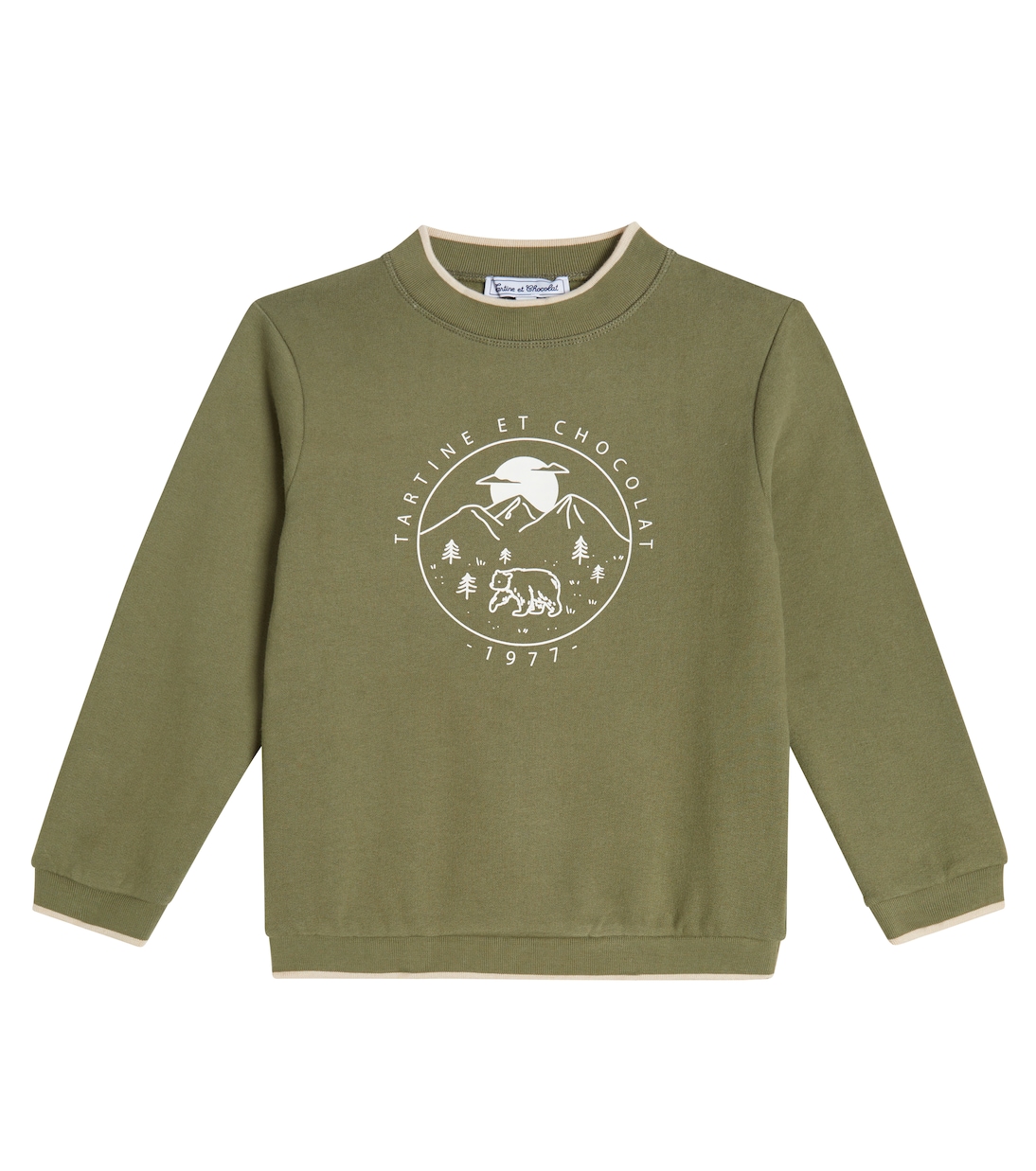 Bedrucktes Sweatshirt aus Baumwolle | Tartine et Chocolat