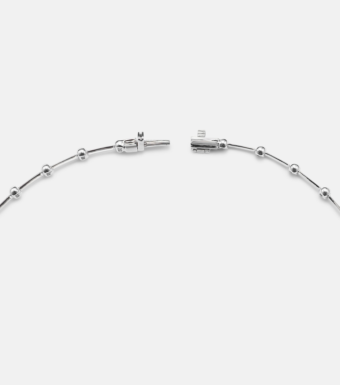 Collana in oro bianco 18kt con diamanti | Yeprem