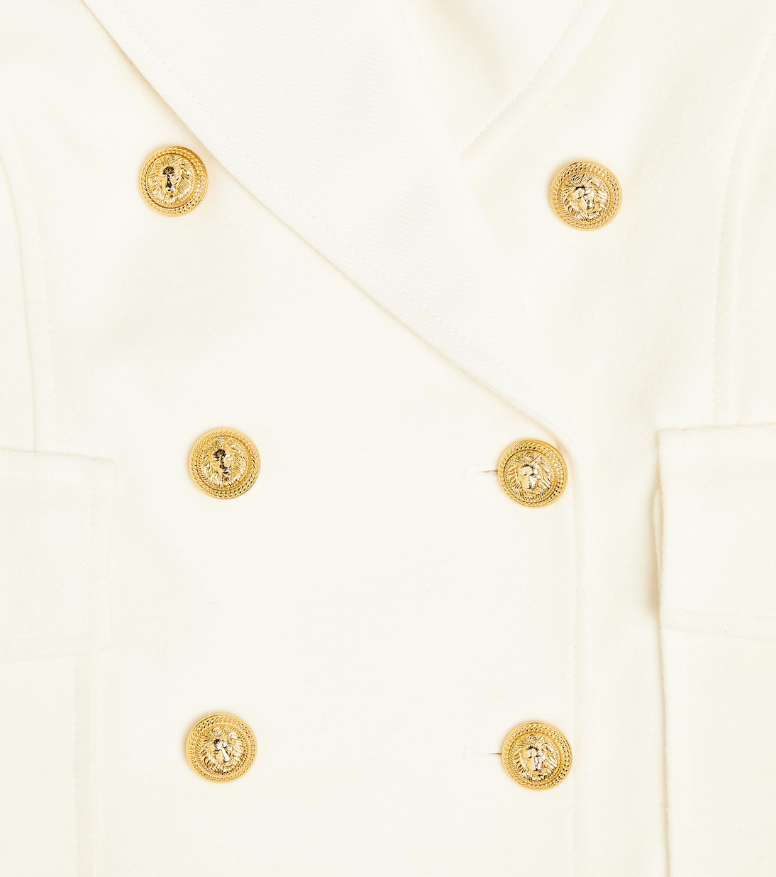 Cappotto in cotone e lana | Balmain Kids