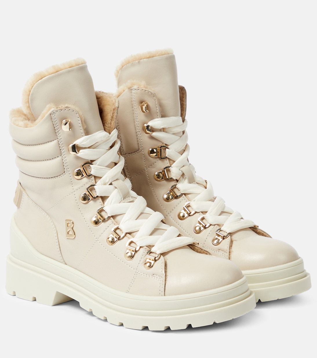 Botas de piel con forro de borrego | Bogner