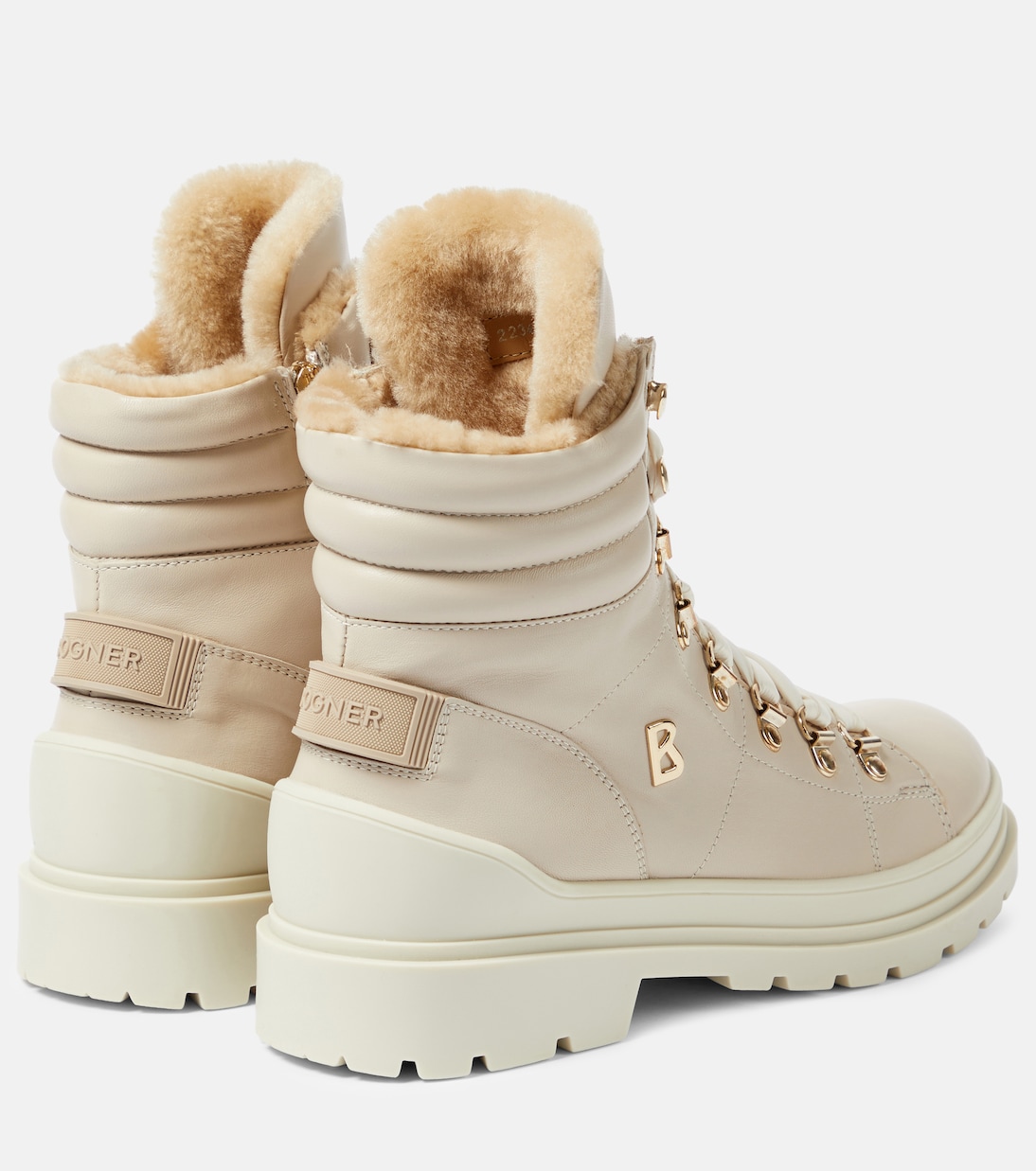 Botas de piel con forro de borrego | Bogner