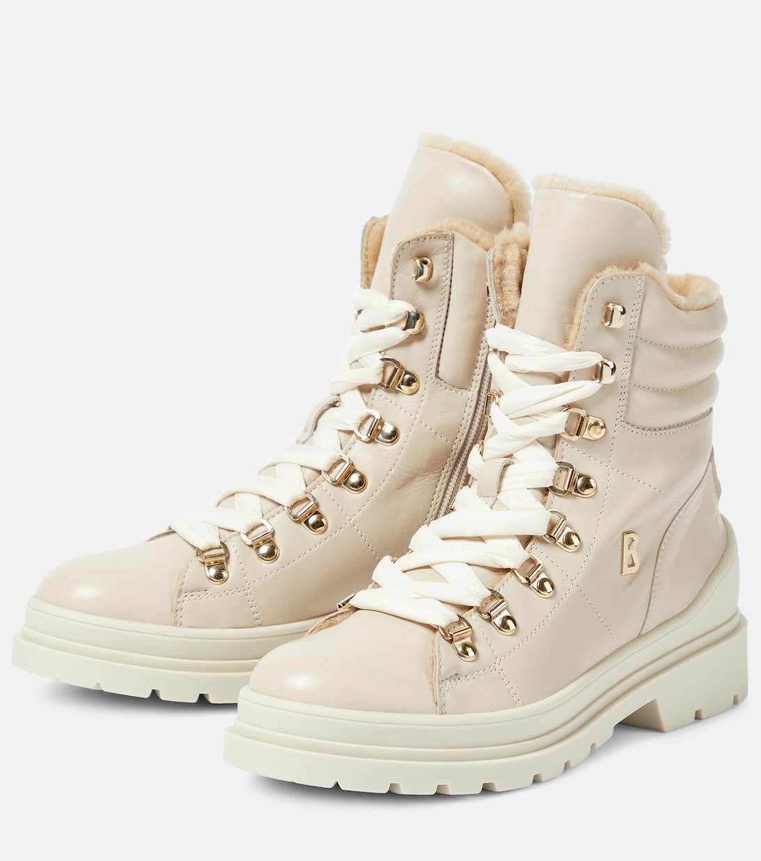Botas de piel con forro de borrego | Bogner