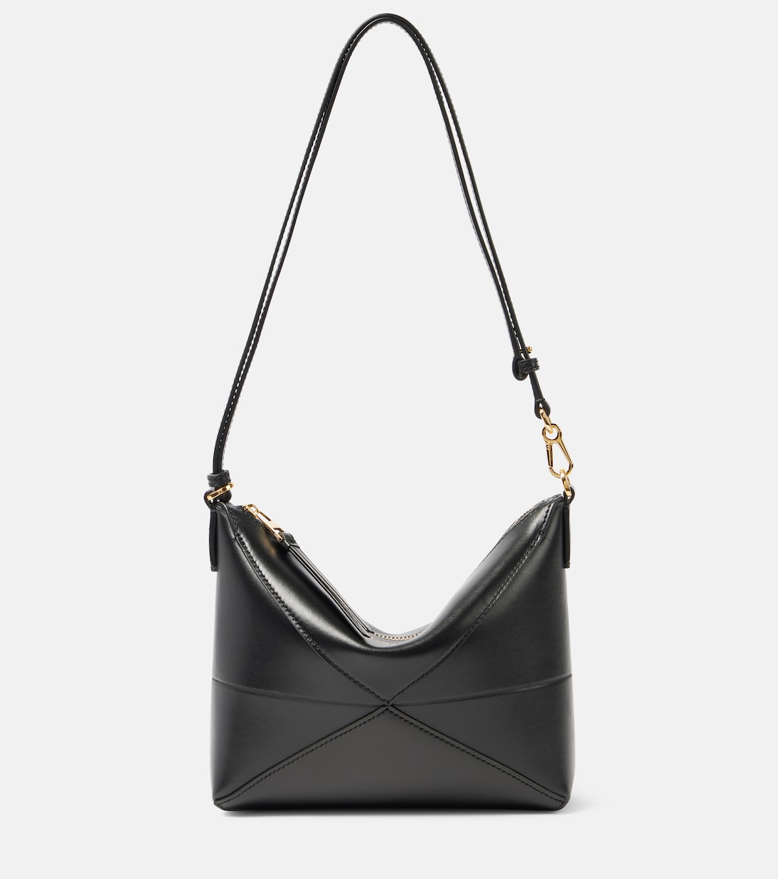 Schultertasche Puzzle Fold aus Leder | Loewe