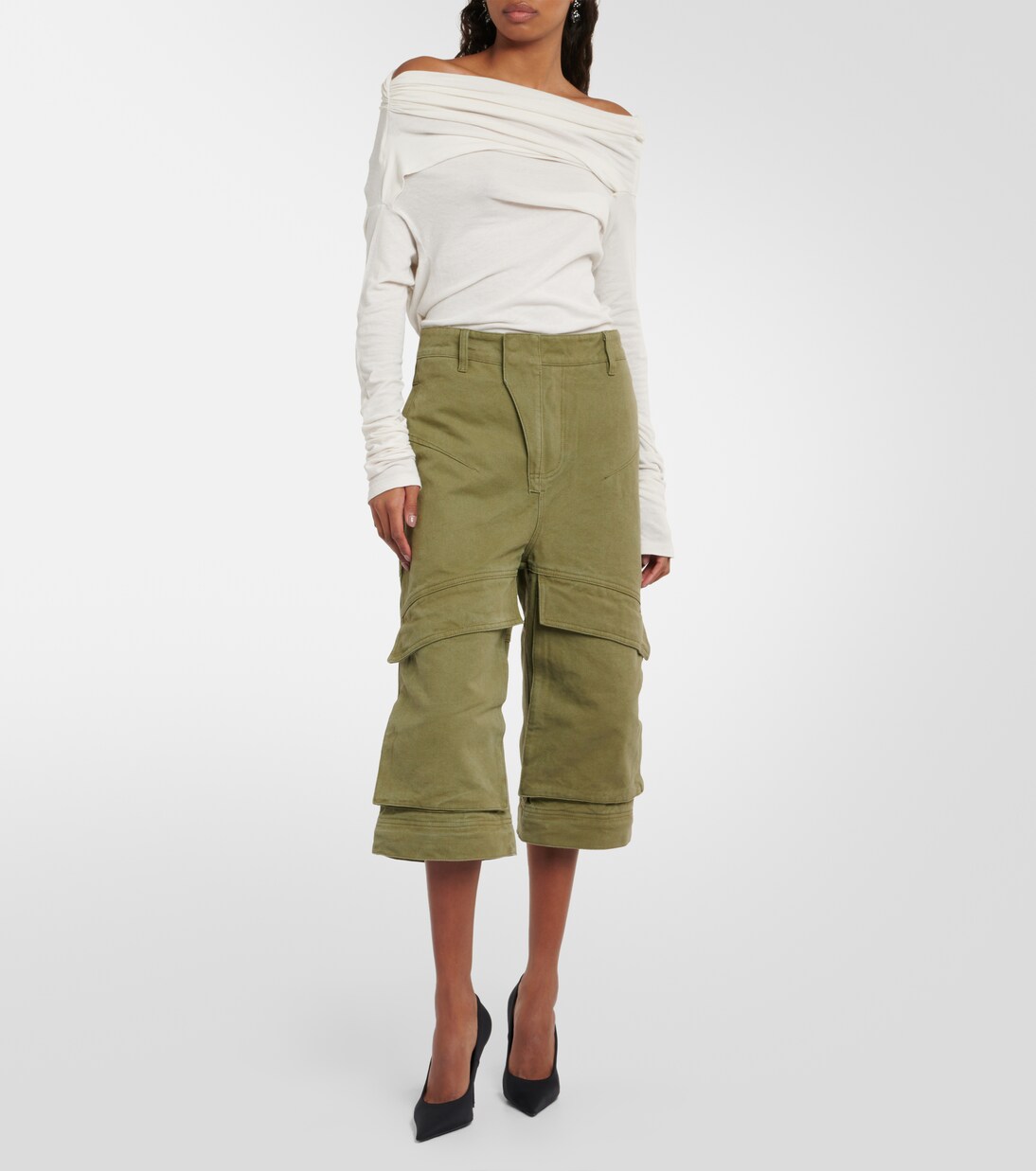 Pantalon cargo en coton | Entire Studios