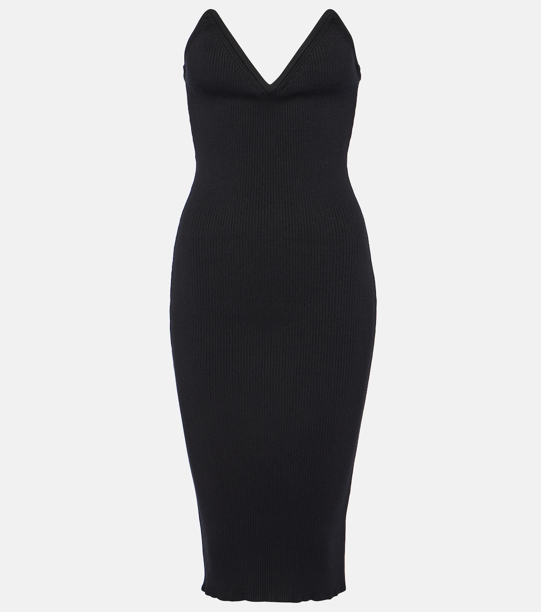 Abito midi bustier in maglia | Coperni