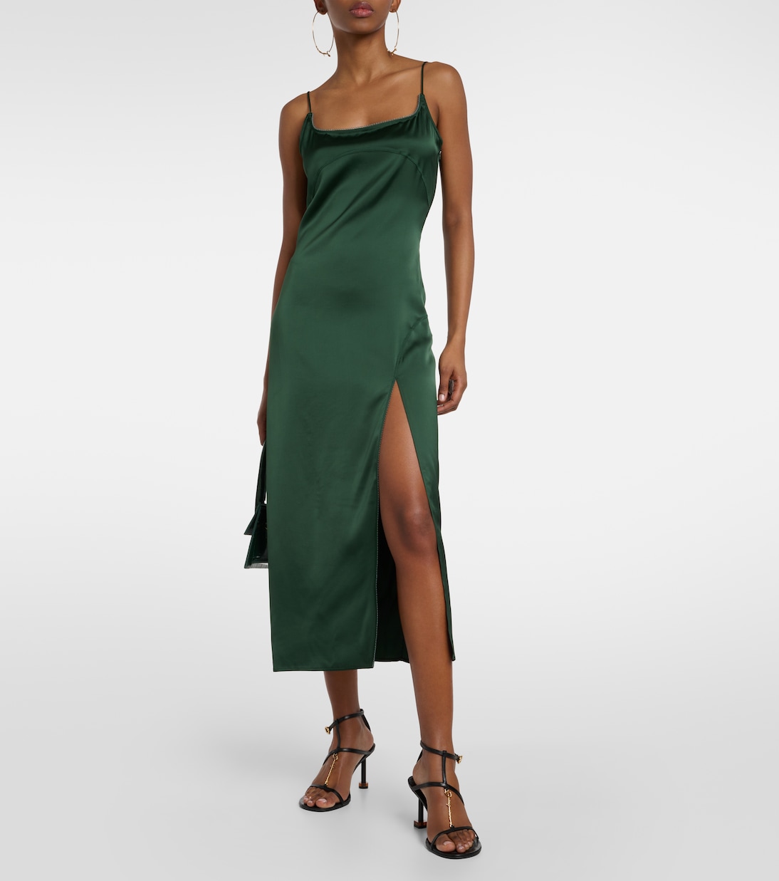 La Robe Notte satin slip dress | Jacquemus