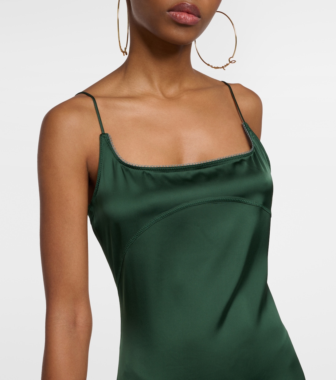 La Robe Notte satin slip dress | Jacquemus