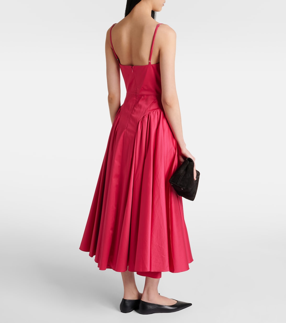 Robe midi Solene en coton mélangé | Tove
