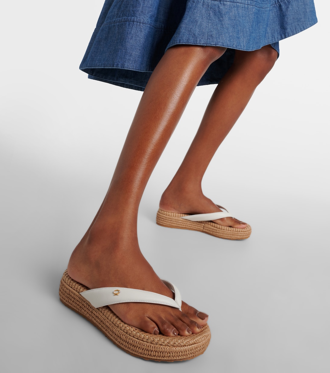 Sandali espradrillas in pelle | Gianvito Rossi