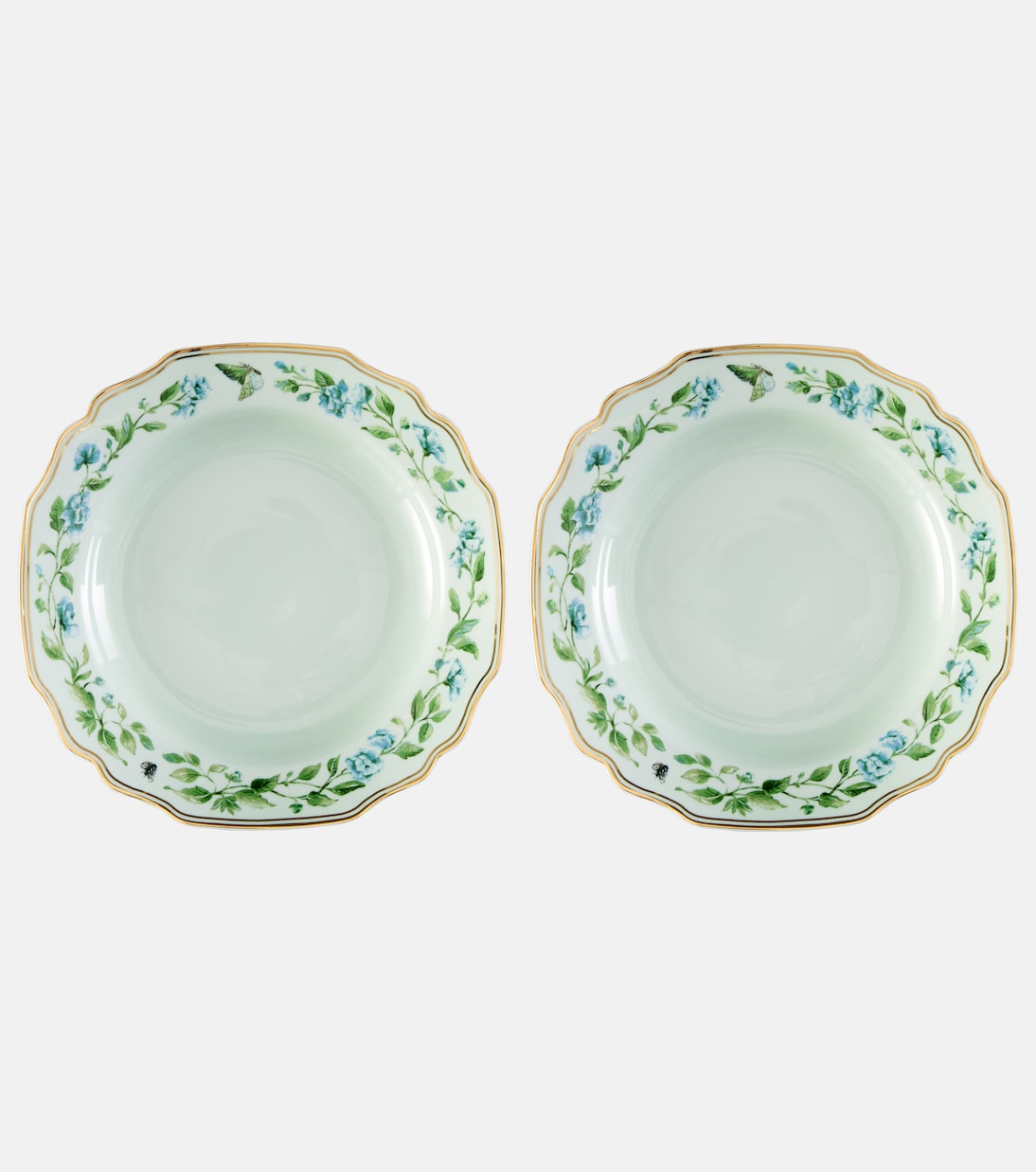 Secret Garden set of 2 soup plates | Aquazzura Casa