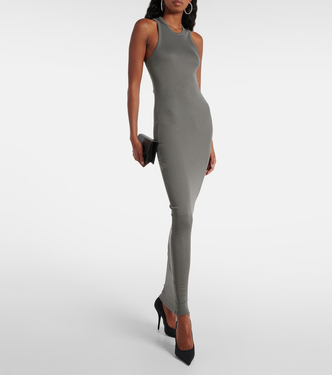 Cotton jersey maxi dress | Wardrobe.NYC