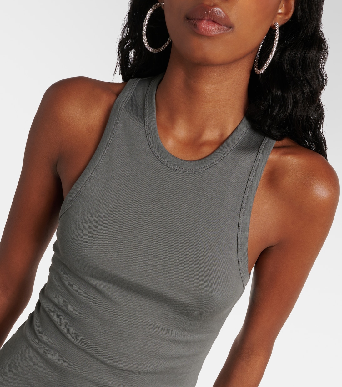 Cotton jersey maxi dress | Wardrobe.NYC