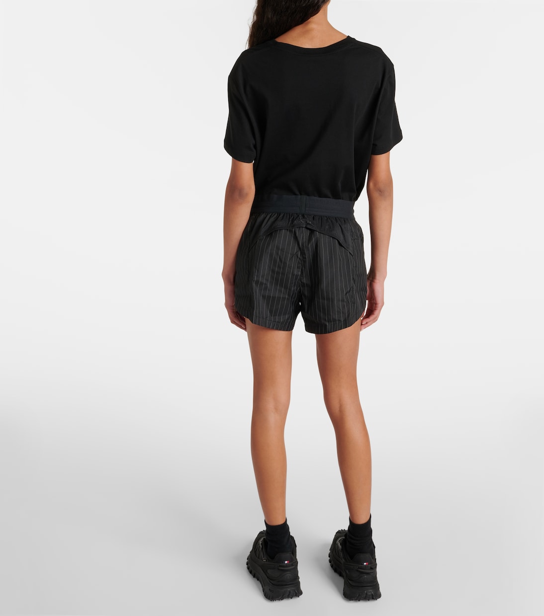 Pinstripe paneled running shorts | Nike