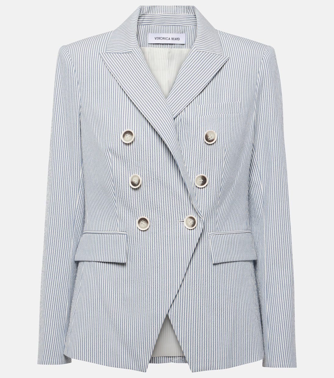 Blazer Miller in cotone a righe | Veronica Beard