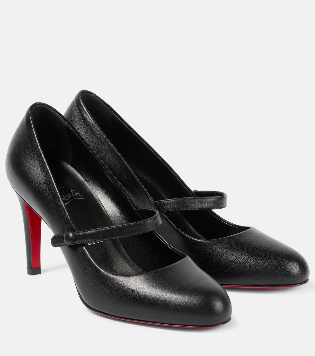 Mary-Jane-Pumps Pumppie 85 aus Nappaleder | Christian Louboutin