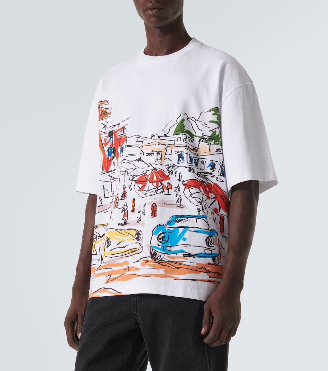 T-Shirt Largo aus Baumwolle | Jacquemus