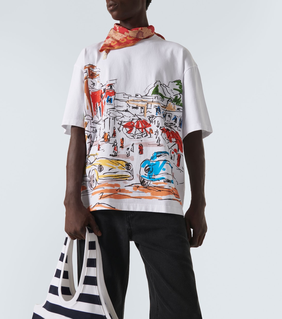 T-Shirt Largo aus Baumwolle | Jacquemus