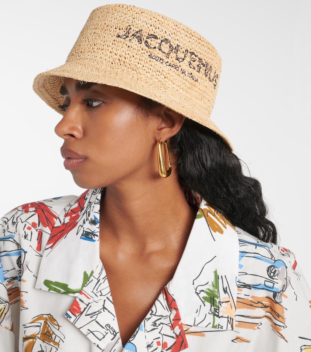 Chapeau bob Pesco en raphia | Jacquemus