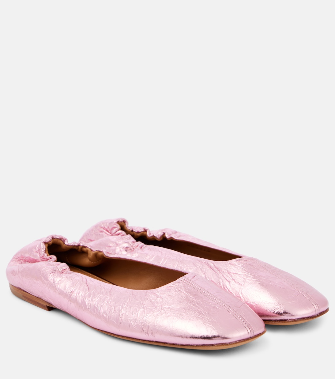 Ballerine in pelle metallizzata | Dries Van Noten
