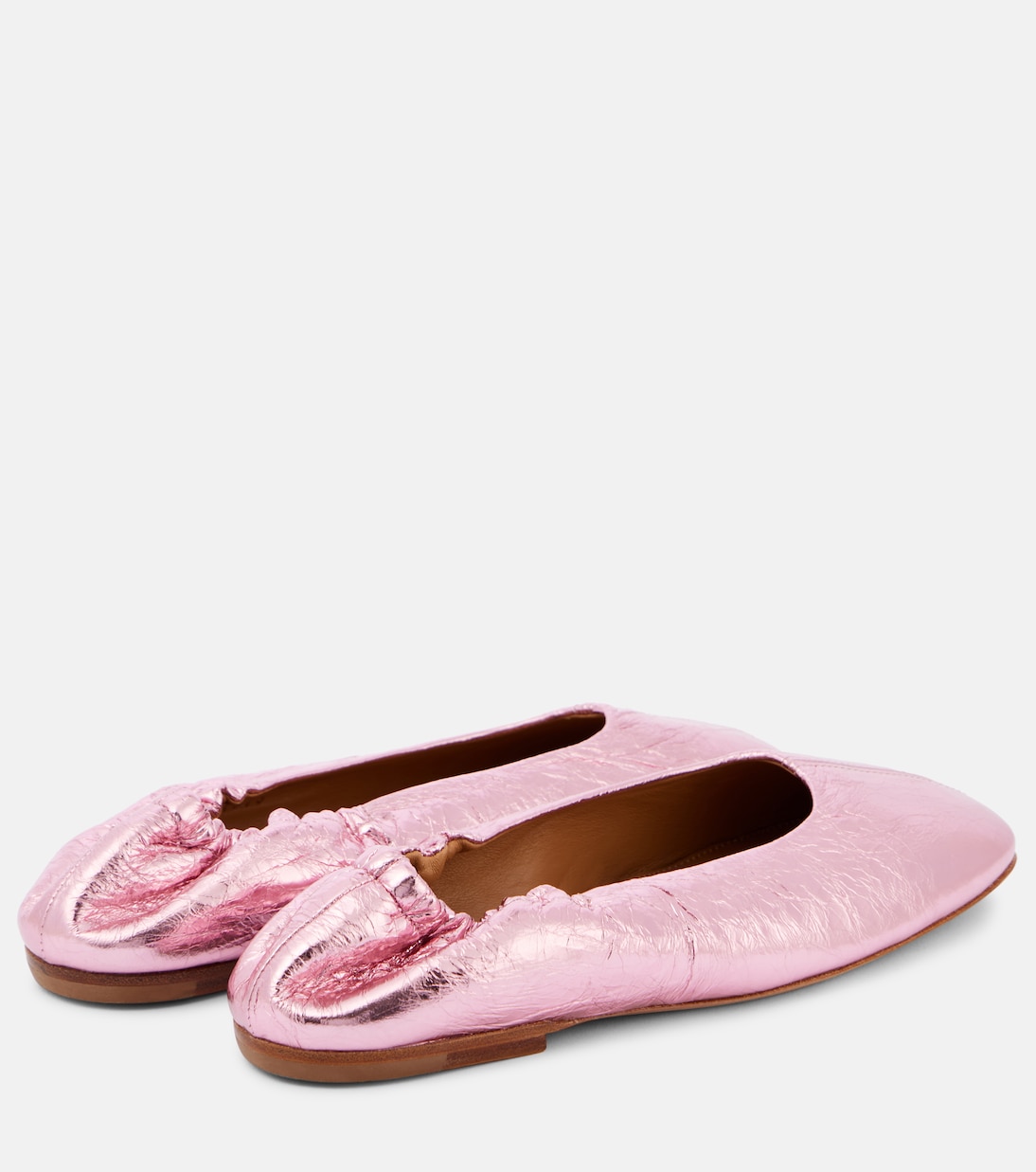 Ballerine in pelle metallizzata | Dries Van Noten