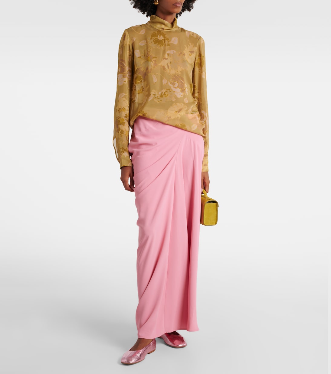 Ballerine in pelle metallizzata | Dries Van Noten