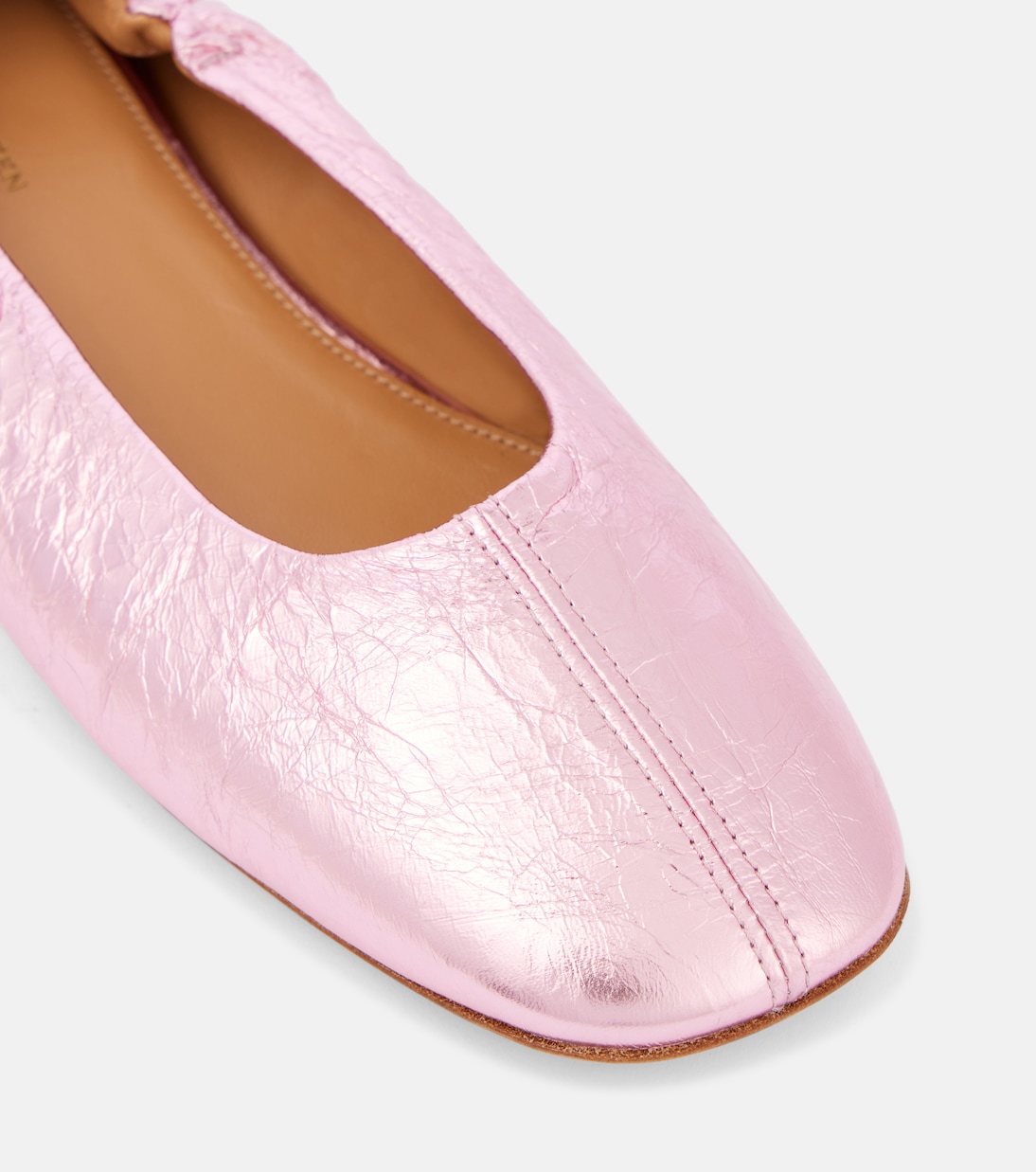 Ballerine in pelle metallizzata | Dries Van Noten