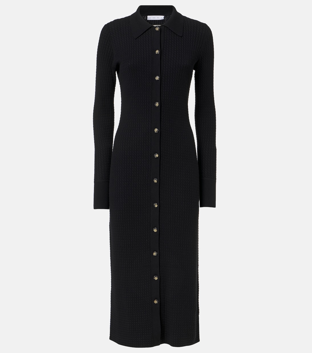Vestido midi Phillips White Label de algodón | Proenza Schouler