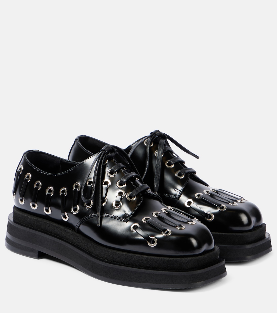 Platform patent brogues shop