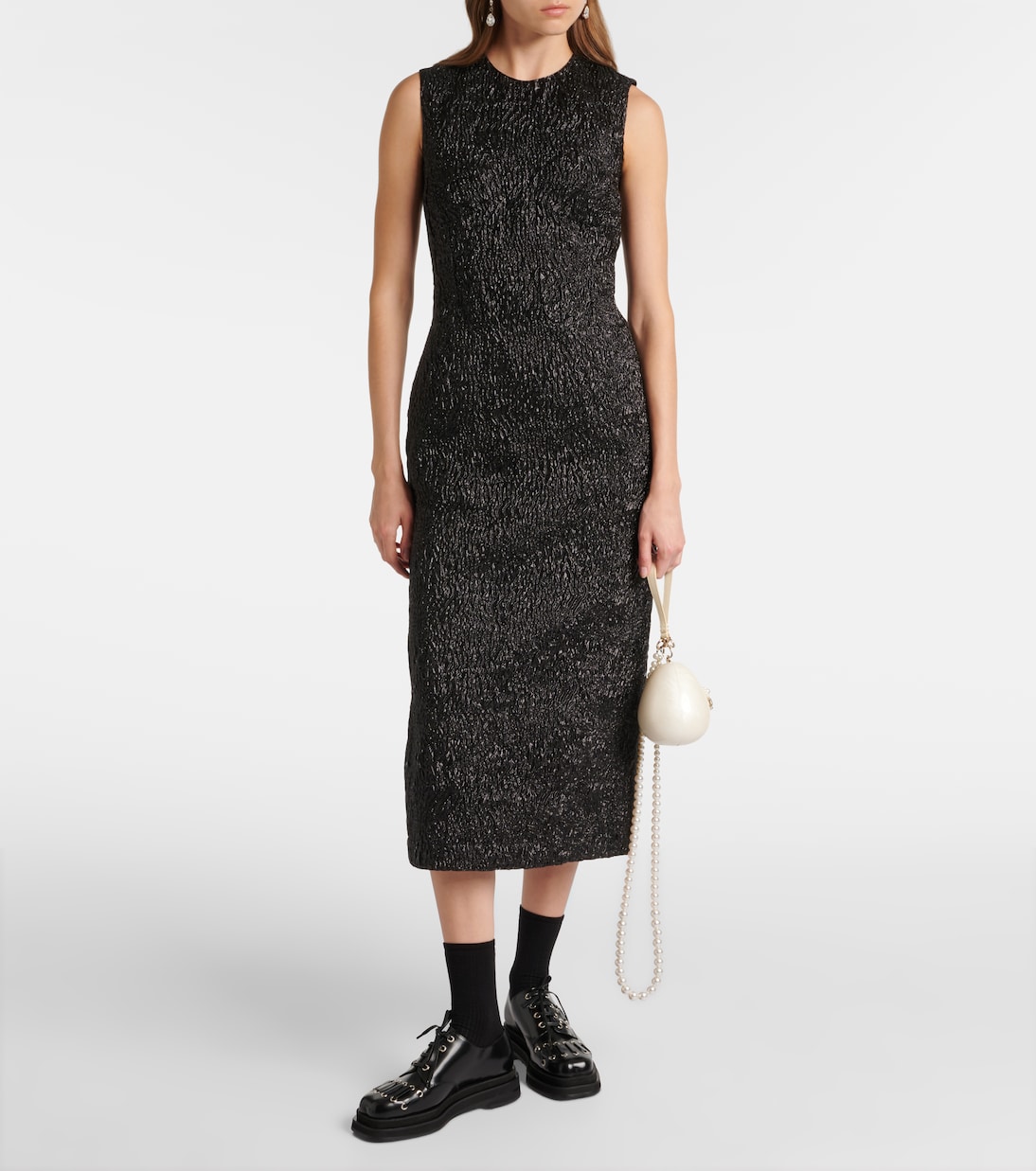 Stringate Heart Toe in pelle con platform | Simone Rocha