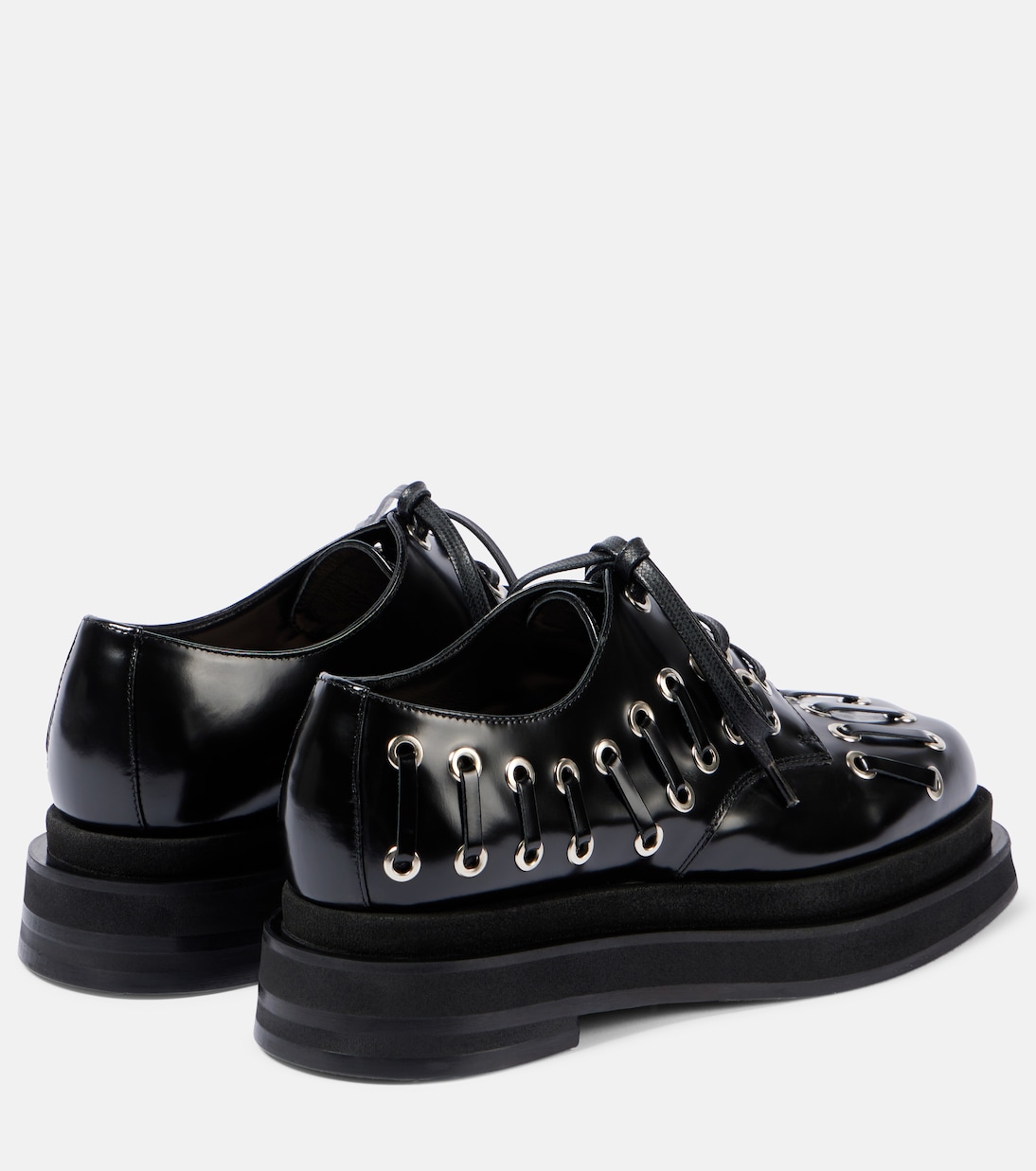 Stringate Heart Toe in pelle con platform | Simone Rocha
