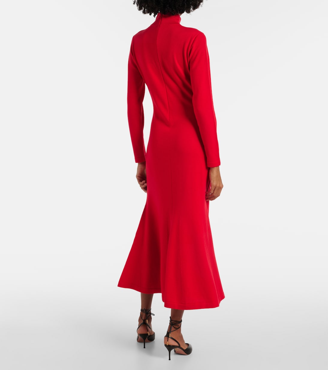 Wool turtleneck midi dress | Carolina Herrera