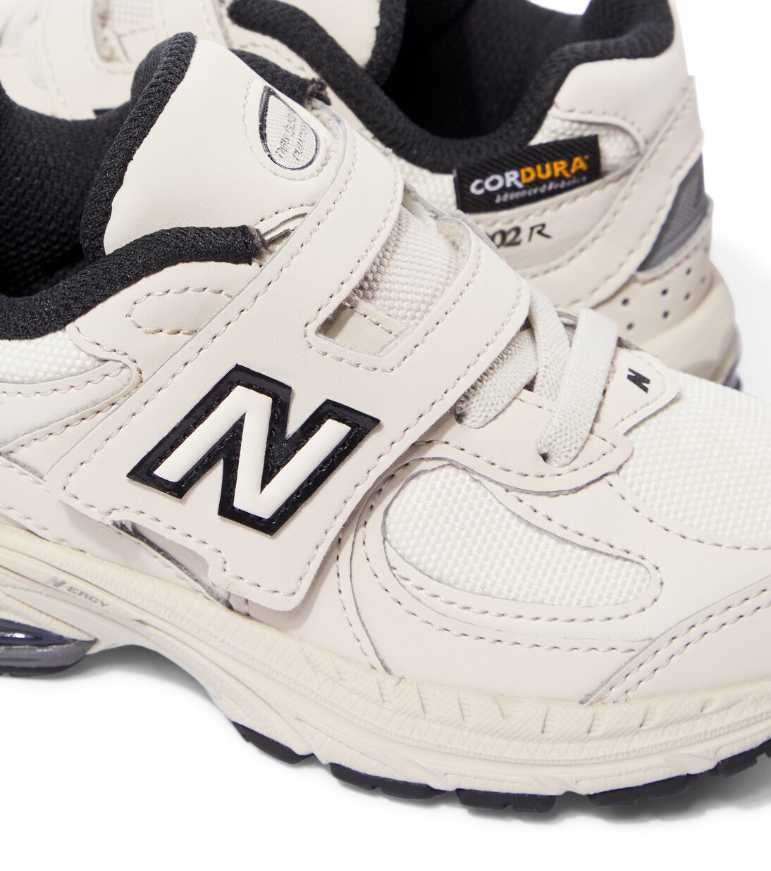 2002 Hook Loop leather sneakers in white New Balance Kids Mytheresa