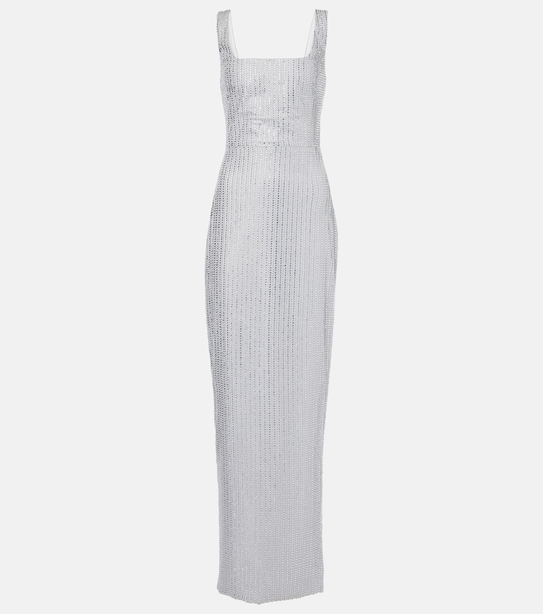 Crystal-embellished chiffon gown | Rasario